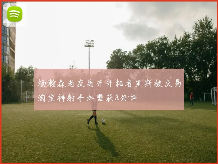 杨瀚森老友离开开拓者里斯被交易淘宝神射手加盟获A好评